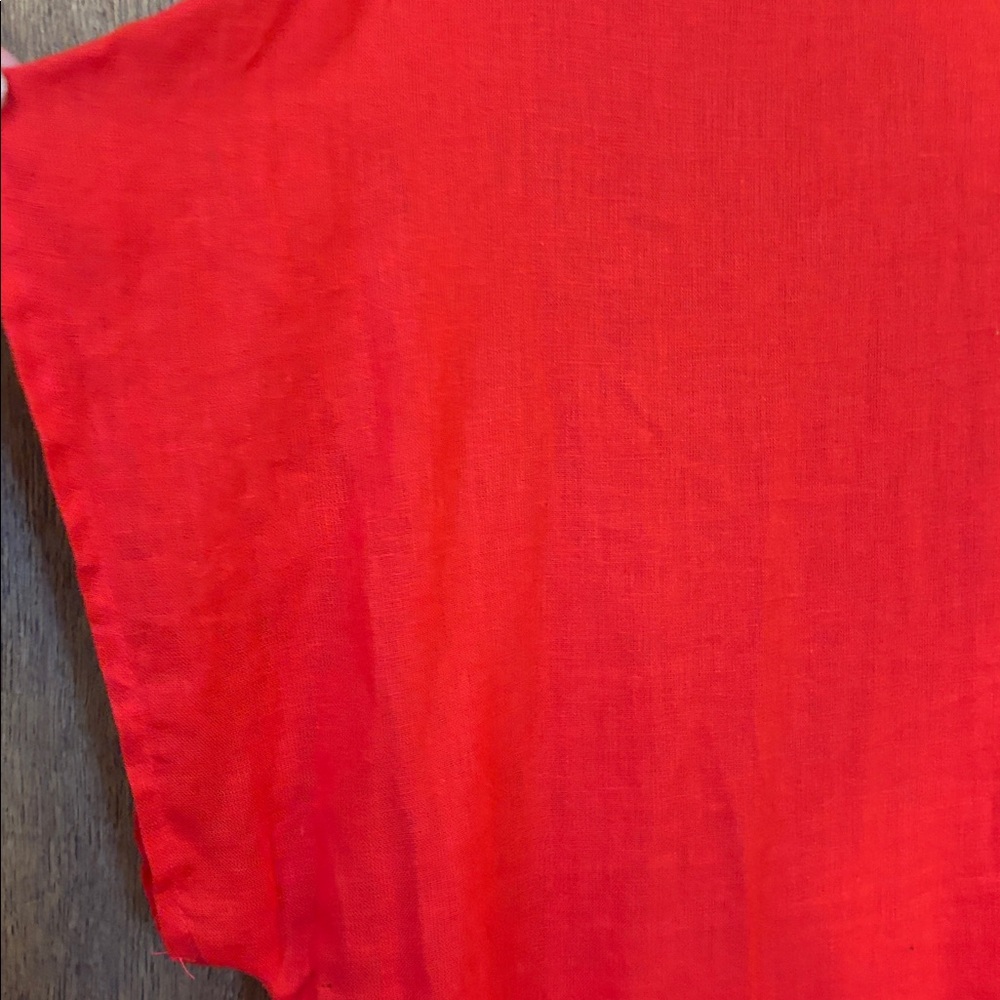 Tahari Linen V-Neck Collared Maxi Shift Dress - Picture 12 of 12